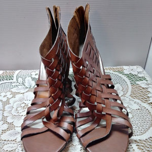 Women's American Eagle Caged Shoes w/Zip Back
